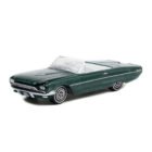 Coche miniatura Ford Thunderbird 1966 verde menta descapotado de la película Thelma & Louise a escala 1/64 Greenlight