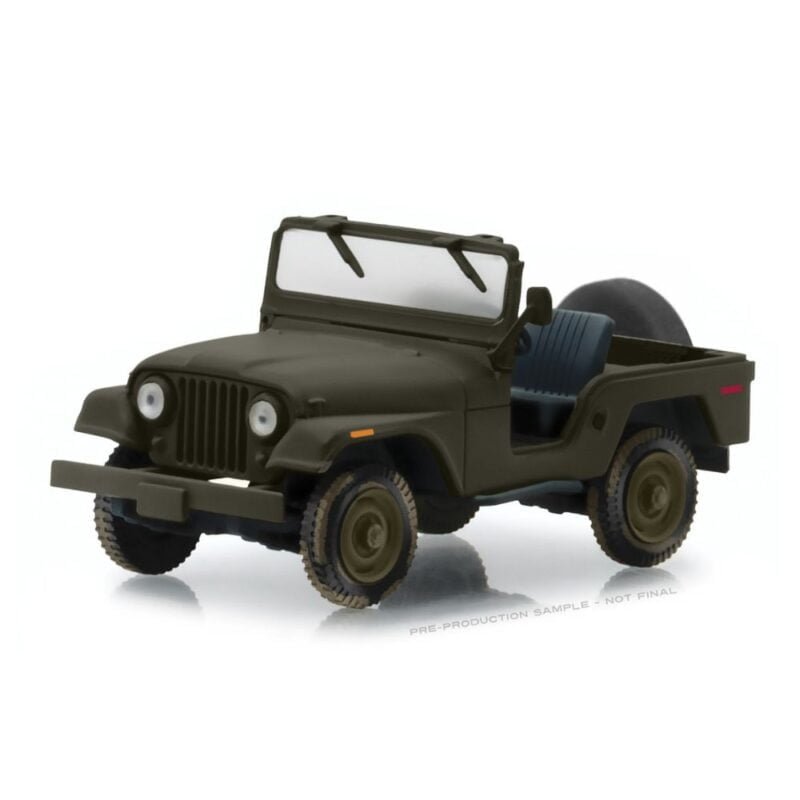 Miniatura coche Jeep CJ-5 1983 rojo de la serie El Equipo A a escala 1/43 Greenlight