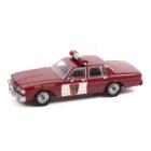 Miniatura coche policía Chevrolet Caprice 1987 Policía de Minnesota rojo película Fargo a escala 1/43 Greenlight