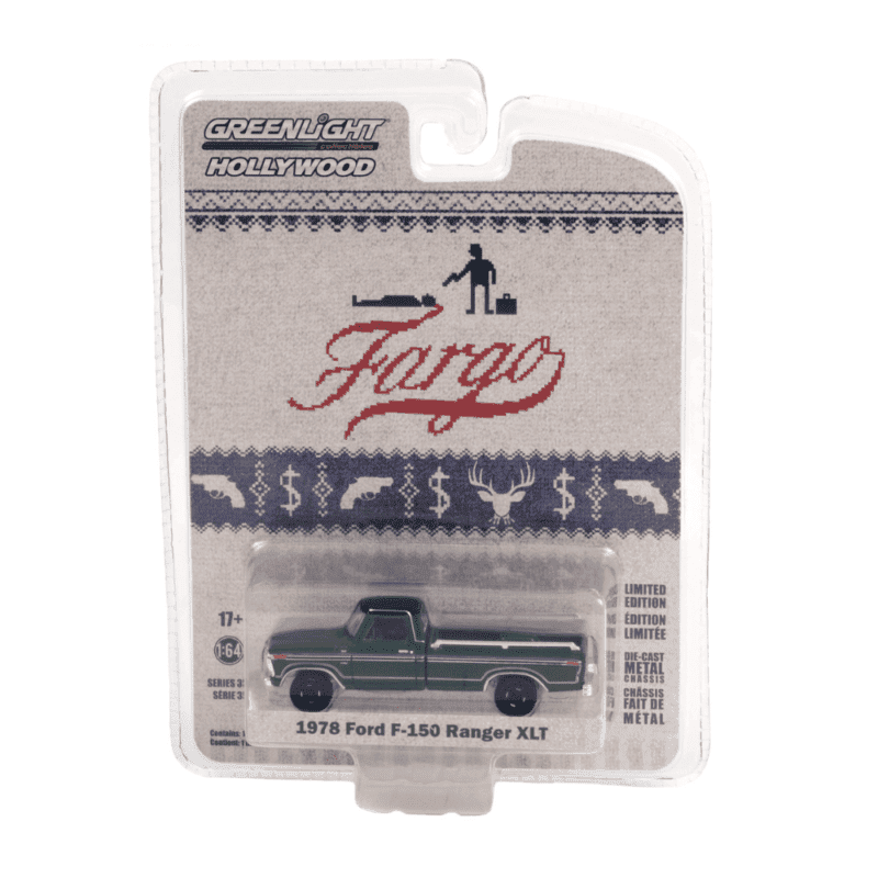 Miniatura coche camioneta Ford F-150 Ranger XLT verde serie Fargo a escala 1/64 Greenlight