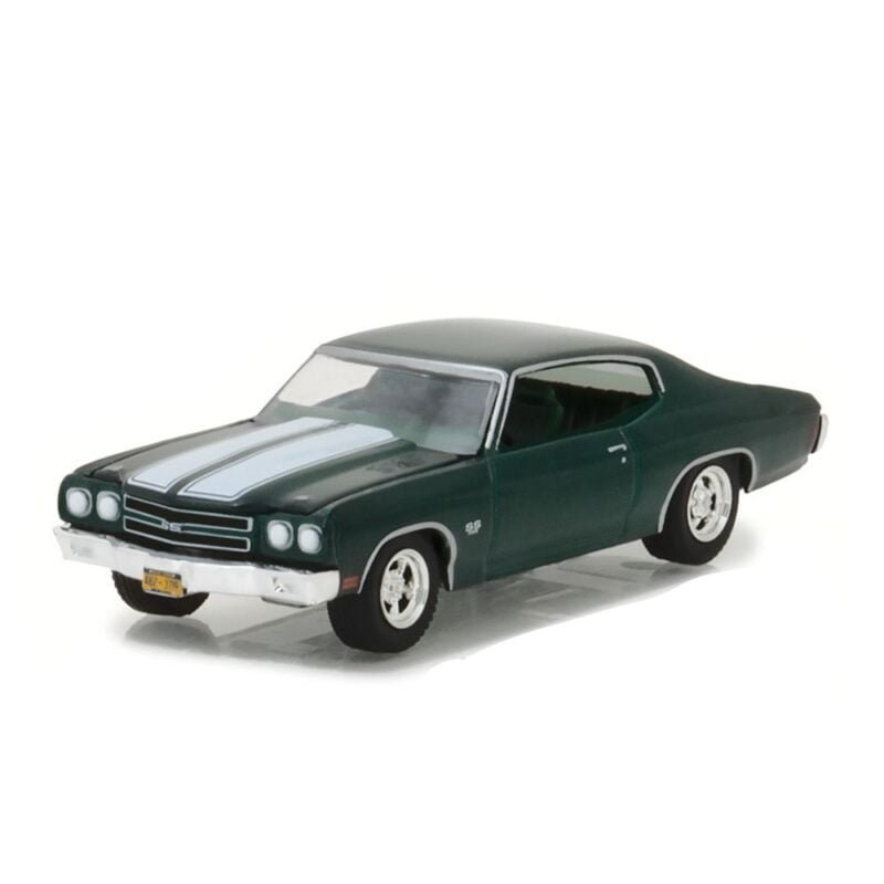 Miniatura coche Chevrolet Chevelle SS 396 1070 verde de la película John Wick 2 a escala 1/64 Greenlight