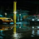Coche Ford Crown Victoria Taxi 2008 amarillo de la película John Wick 2