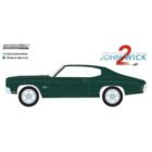 Ilustración coche Chevrolet Chevelle SS 396 1070 verde de la película John Wick 2 Greenlight