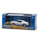 Miniatura coche Los Ángeles de Charlie Ford Mustang Cobra II 1976 a escala 1/43 Greenlight