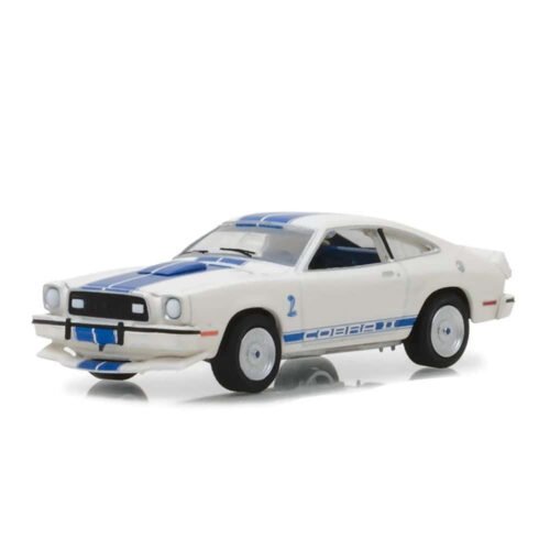 Miniatura coche Los Ángeles de Charlie Ford Mustang Cobra II 1976 a escala 1/64 Greenlight