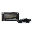 Miniatura coche Ford Falcon XB V8 1979 Interceptor negro de la película Mad Max a escala 1/43 Greenlight con caja de cartón expositora