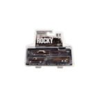 Miniatura camioneta Chevrolet C-10 roja con remolque y coche Cadillac Sedan deVille 1973 rojo película Rocky a escala 1/64 Greenlight