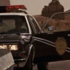 Coche policía blanco y negro Dodge Diplomat New Mexico State Police de la película Thelma & Louise