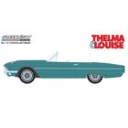 Ilustración coche Ford Thunderbird 1966 verde menta descapotado de la película Thelma & Louise Greenlight