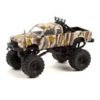 Miniatura camioneta todoterreno Monster Truck camuflaje Chevrolet S-10 Cabina Doble de la película Ace Ventura: Operación África a escala 1/64 Greenlight