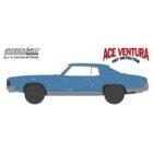 Ilustración coche azul Chevrolet Montecarlo 1972 de la película Ace Ventura: Detective de mascotas Greenlight