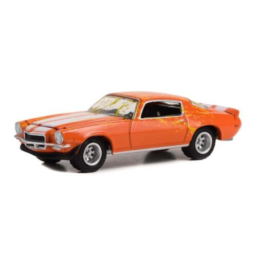 Miniatura coche Chevrolet Camaro Z28 naranja de la serie Lost a escala 1/64 Greenlight