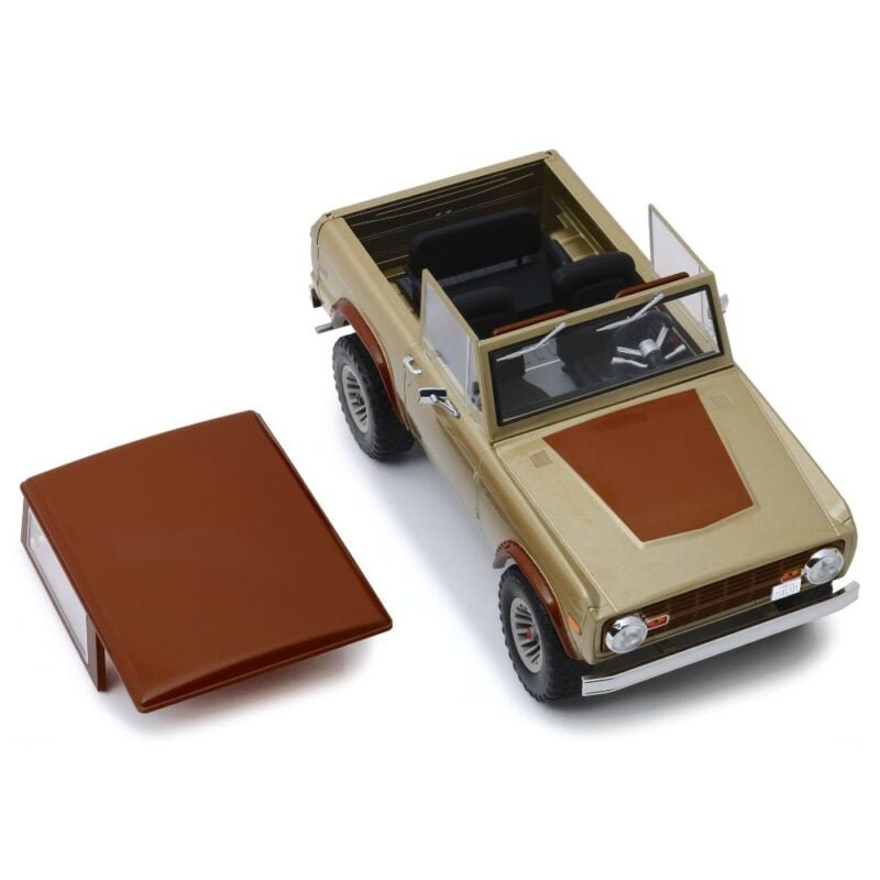 Coche todoterreno Ford Bronco 1970 de la serie Lost a escala 1/18 Greenlight