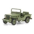 Miniatura coche todoterreno ejército verde militar Jeep Willys M38 1950 de la serie MASH a escala 1/43 Greenlight