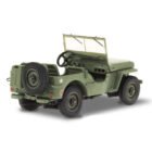 Miniatura coche todoterreno ejército verde militar Jeep Willys MB Brigadier General 1942 de la serie MASH a escala 1/43 Greenlight