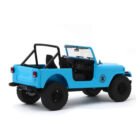 Miniatura coche todoterreno Jeep CJ-7 1977 azul de la serie Lost a escala 1/18 Greenlight