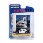Miniatura coche de policía blanco y negro Ford Crown Victoria Interceptor de la serie Reno 911! a escala 1/64 Greenlight con blister sellado
