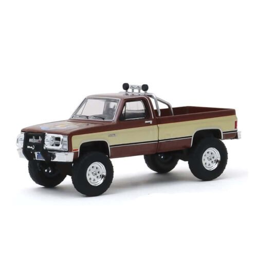 Miniatura coche The Fall Guy camioneta GMC K-2500 1982 a escala 1/64 Greenlight