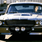 Fotograma coche Ford Mustang Eleanor 1967 gris película 60 segundos