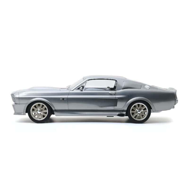 Miniatura coche Ford Mustang Eleanor 1967 gris película 60 segundos a escala 1/12 Greenlight