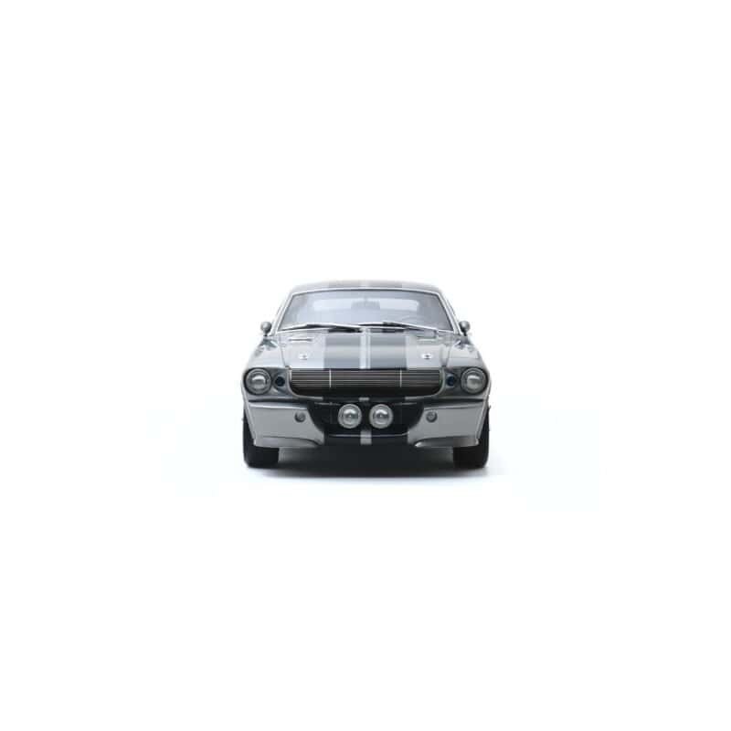 Miniatura coche Ford Mustang Eleanor 1967 gris película 60 segundos a escala 1/12 Greenlight