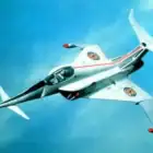Avión Angel Interceptor de la serie Captain Scarlet sin escala Corgi