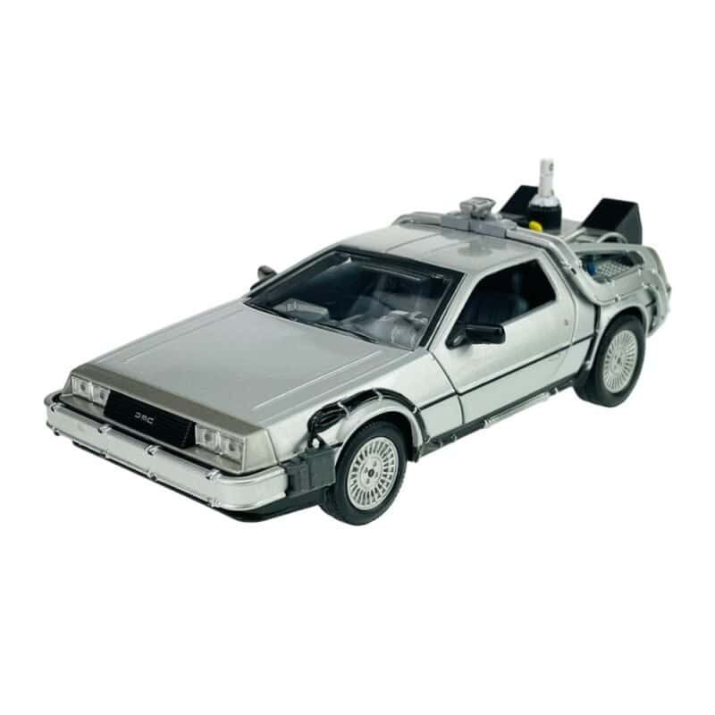 Miniatura coche DeLorean volador de la película Regreso al futuro 2 a escala 1/24 Welly