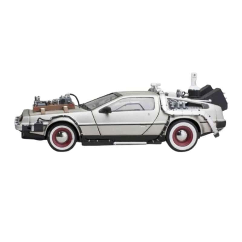 Miniatura coche DeLorean de la película Regreso al futuro 3 a escala 1/18 Sun Star