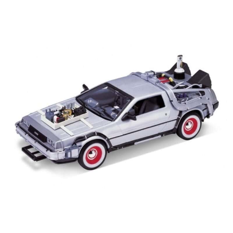 Miniatura coche DeLorean de la película Regreso al futuro 3 a escala 1/24 Welly