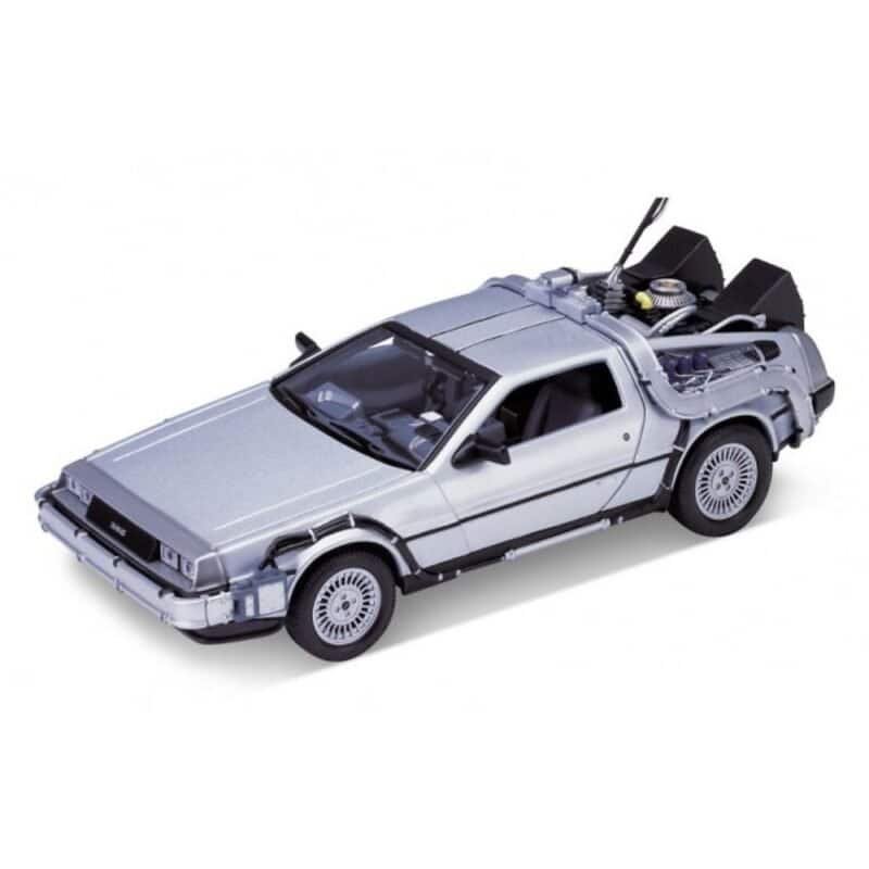 Miniatura coche DeLorean de la película Regreso al futuro a escala 1/24 Welly