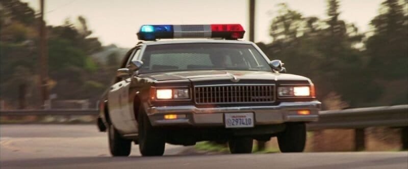 Coche de policía Chevrolet Caprice LADP de la película Amor a quemarropa