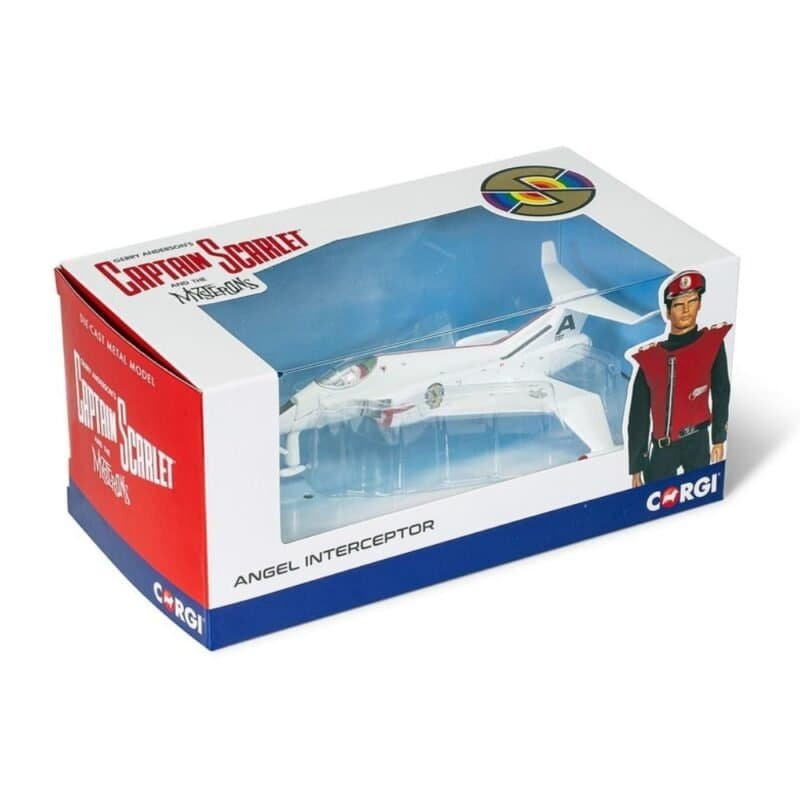 Miniatura avión Angel Interceptor de la serie Captain Scarlet sin escala Corgi