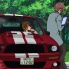 Coche rojo Ford Mustang GT500 2007 de la serie Detective Conan