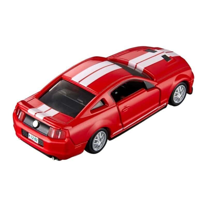 Miniatura coche rojo Ford Mustang GT500 2007 de la serie Detective Conan escala 1/64 Tomica