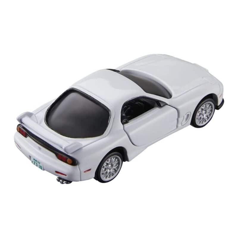 Miniatura coche blanco Mazda RX-7 de la serie Detective Conan escala 1/64 Tomica