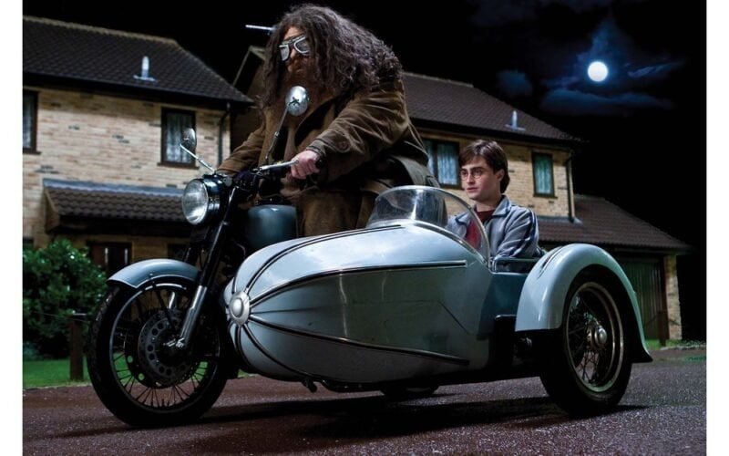 Moto voladora de Hagrid de la película Harry Potter a escala 1/36 Corgi