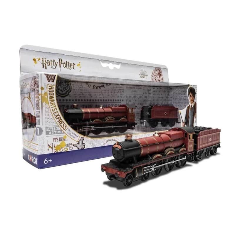 Miniatura tren Expreso Hogwarts de la película Harry Potter a escala 1/100 Corgi