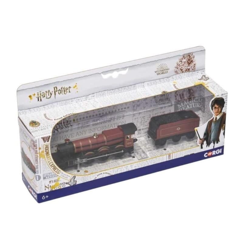 Miniatura tren Expreso Hogwarts de la película Harry Potter a escala 1/100 Corgi