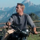 Moto verde Triumph TR6 Trophy de la película La gran evasión