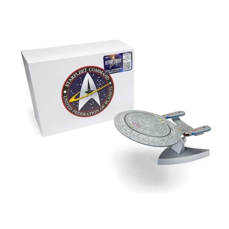 Miniatura nave USS Enterprise NCC-1701-D de la serie Star Trek sin escala Corgi