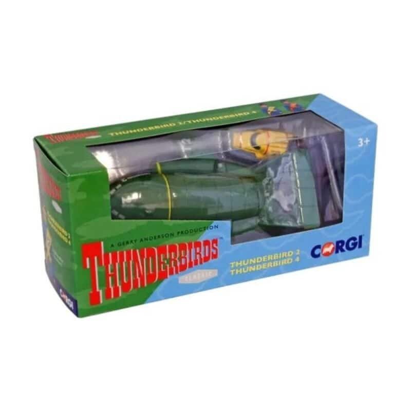 Miniatura naves Thunderbird 2 y 4 de la serie Thunderbirds sin escala Corgi