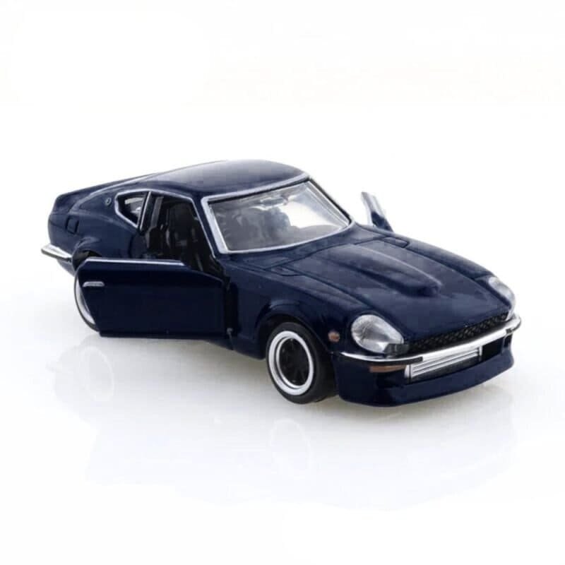 Miniatura coche azul Nissan Fairlady Z de la serie Wangan Midnight a escala 1/64 Tomica