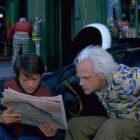 Coche DeLorean volador de la película Regreso al futuro 2