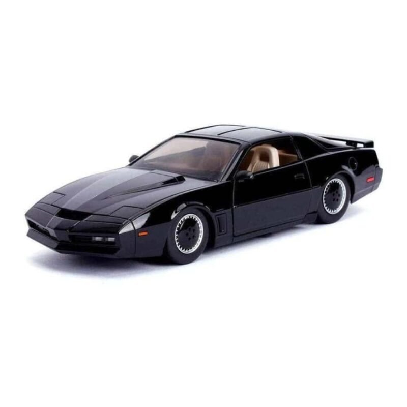 Miniatura KITT Pontiac Firebird Trans AM 1982 con luces de la serie El coche fantástico a escala 1/24 Jada Toys