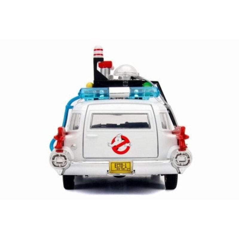 Miniatura coche ambulancia ECTO-1 de la película Cazafantasmas a escala 1/24 Jada