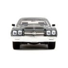 Miniatura coche gris Chevrolet Chevelle SS 1970 de la película Fast & Furious 4 a escala 1/24 Jada