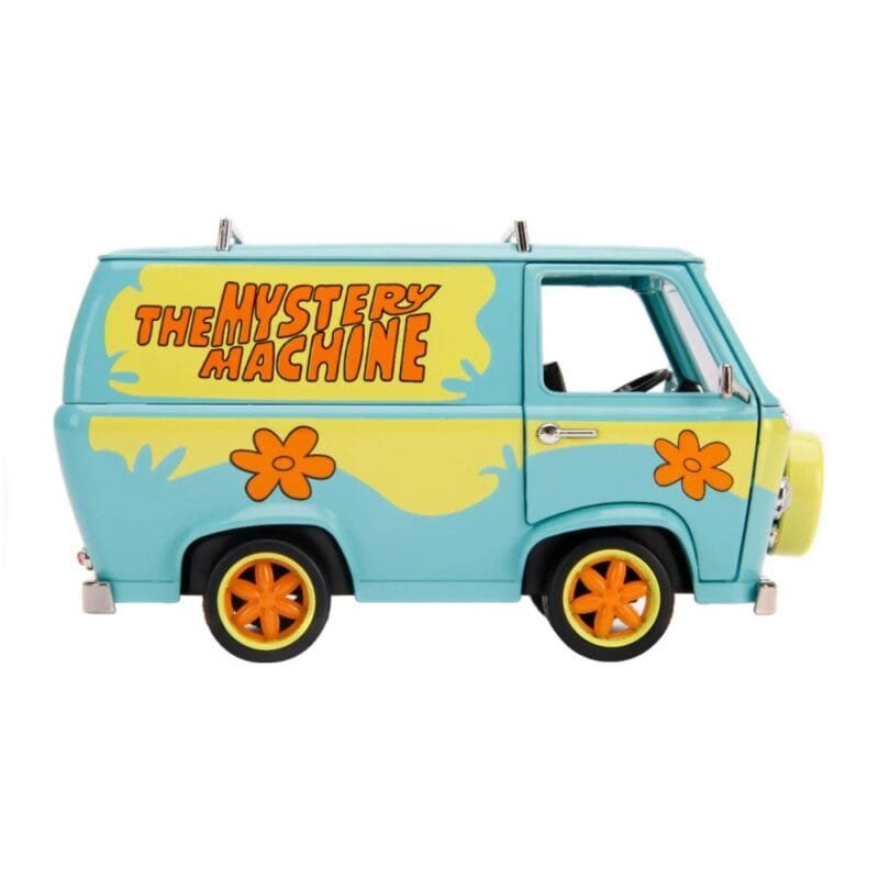 Miniatura coche furgoneta azul y verde Máquina del Misterio de la Serie Scooby-Doo a escala 1/24 Jada