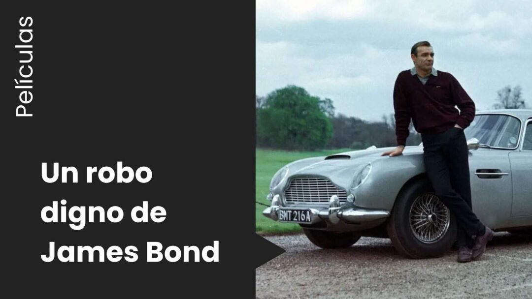 Aston Martin DB5 de la película 007 Goldfinger con James Bond (Sean Connery)