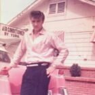 Coche descapotable rosa Cadillac Fleetwood Serie 60 de Elvis