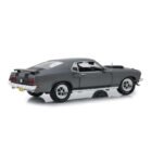 Miniatura coche Ford Mustang Boss 429 1969 gris de la película John Wick a escala 1/18 Greenlight
